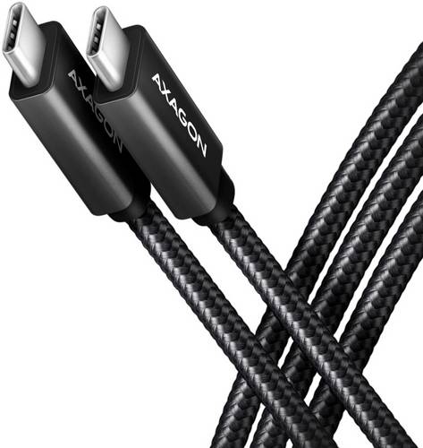 AXAGON USB-C Kabel USB 3.2 Gen2x2 USB-C Stecker 0.5m Schwarz BUCM32-CM05AB