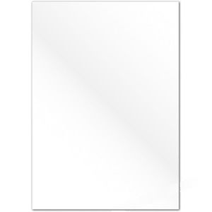 Fellowes Einbanddeckel 53780 Chromolux, weiß, 250 g/m² Karton, glänzend, A4, 100 Stück