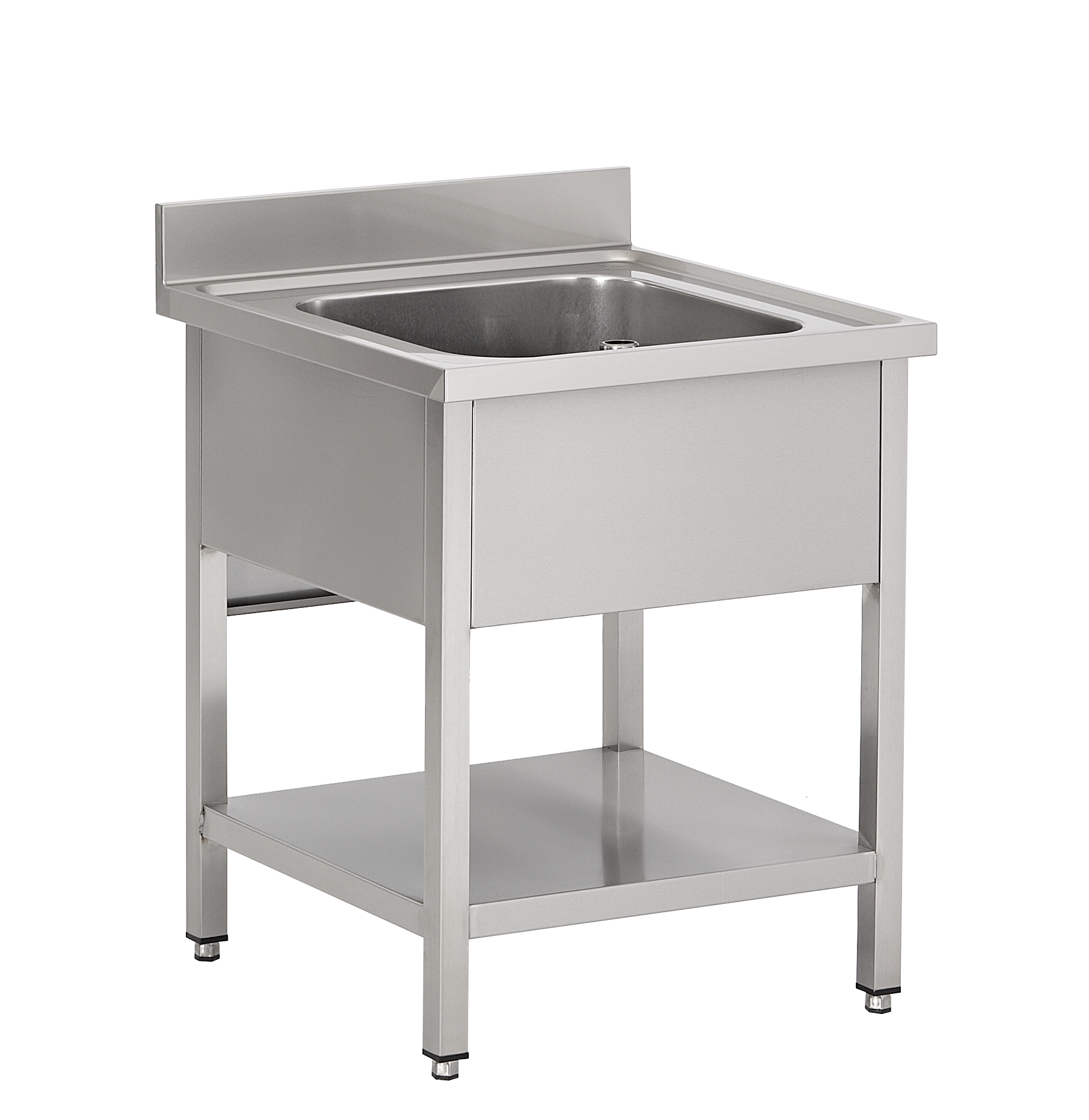 CHEFGASTRO 700 Spültisch Grundboden mit te BxTxH 600x700x850mm