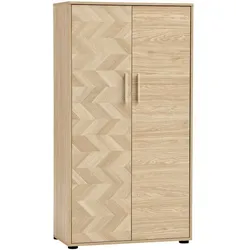 Möbelpartner Aktenschrank »Arezzo« 4 OH braun, 80.1x150x38.2 cm
