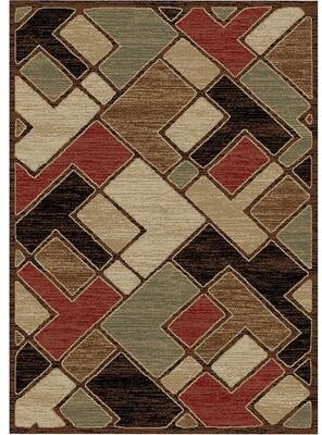 Mayberry Rug City Tetris Multi Contemporary Area Rug