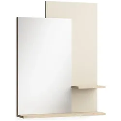 Vicco, Spiegel, Wandspiegel Puerto, Eiche/Cashmere, 70 x 90 cm (16.60 x 90 cm)