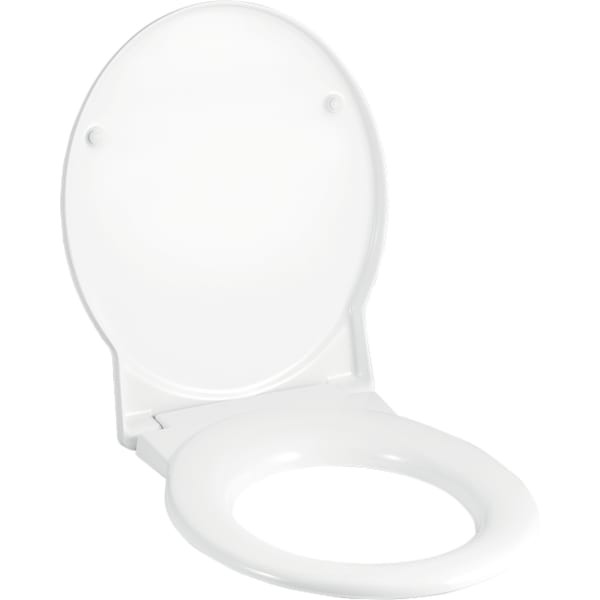 Geberit WC-Sitz Joly 571010, mit Deckel, ohne Absenkautomatik, 571010000, weiss 571010000