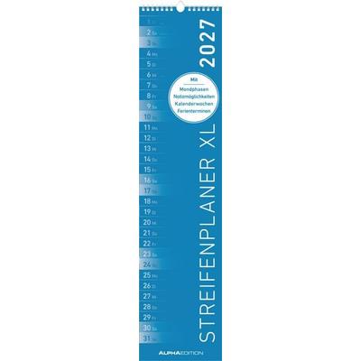 Streifenplaner XL BLAU 2027