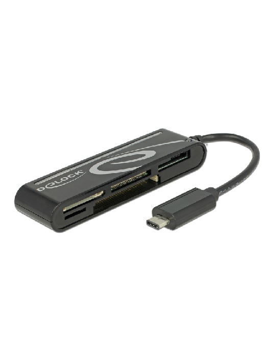 Delock USB 2.0 Card Reader Type-C Stecker 5 Slots Digital/Daten (91739)