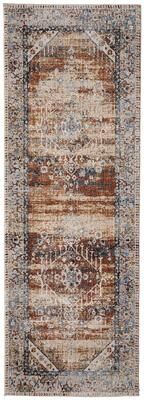 Grand Bazaar Claymore Machine Made Distressed Transitional Area Rug