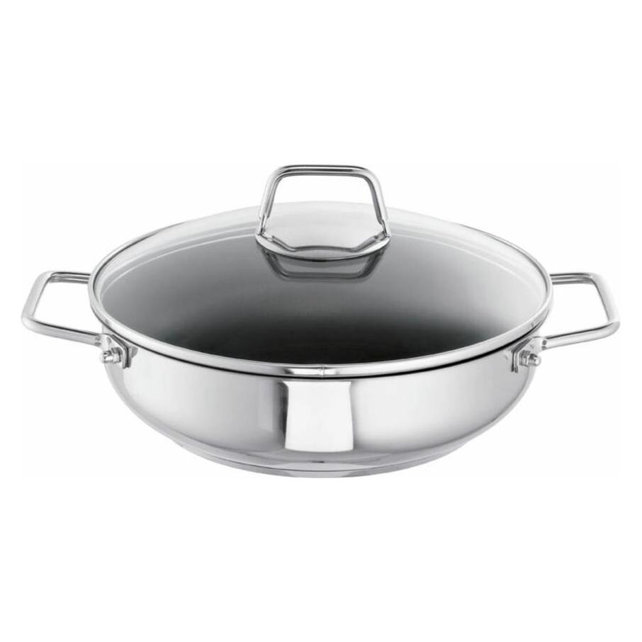 Schulte-Ufer Wega 24 cm (Bräter + Schmortopf, Aluminium, Edelstahl, 24 x 6.50 cm) (64056-965-24)