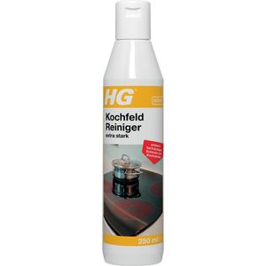 HG Glaskeramikreiniger Kochfeldreiniger extrastark, flüssig, frischer Duft, 250ml