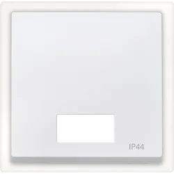 Merten 433719 Wippe mit rechteckigem Symbolfenster IP44, polarweiß, System M