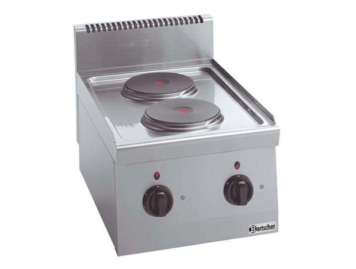 Bartscher Elektroherd 600, 2 Platten - Tischgerät Gastronomiebedarf