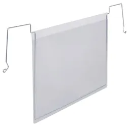 Durable 50x Drahtbügeltasche A5 quer grau