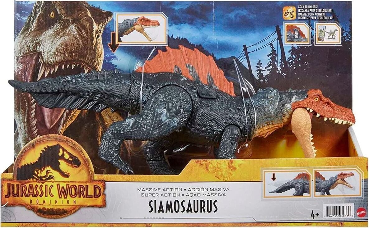 Mattel Jurassic World Siamosaurus actiefiguur