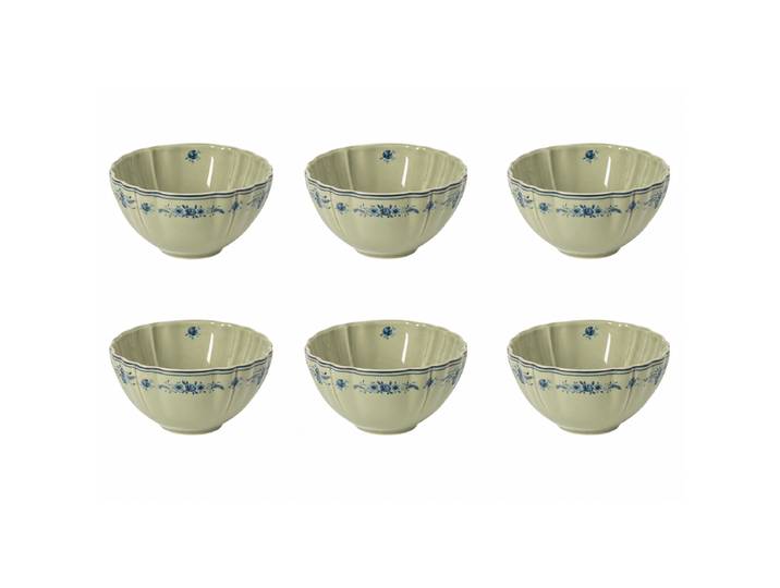 Bol à muesli Vila 6 pièces Ø 16cm Vert/Vert/Bleu