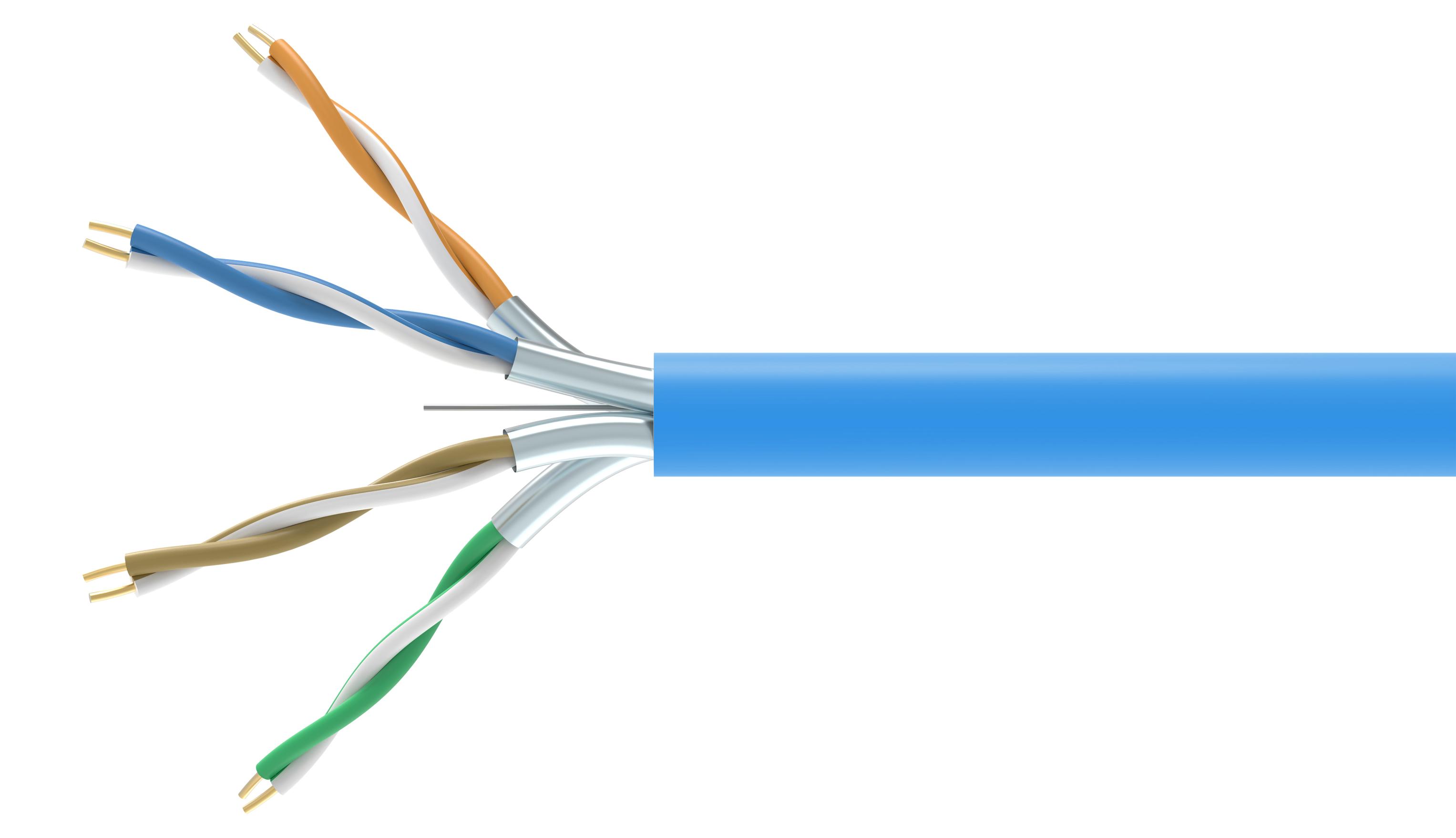 Equip 404544, 305 m, Cat6a, U/FTP (STP), Blau