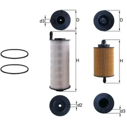 Kraftstofffilter MAHLE KX 646KIT