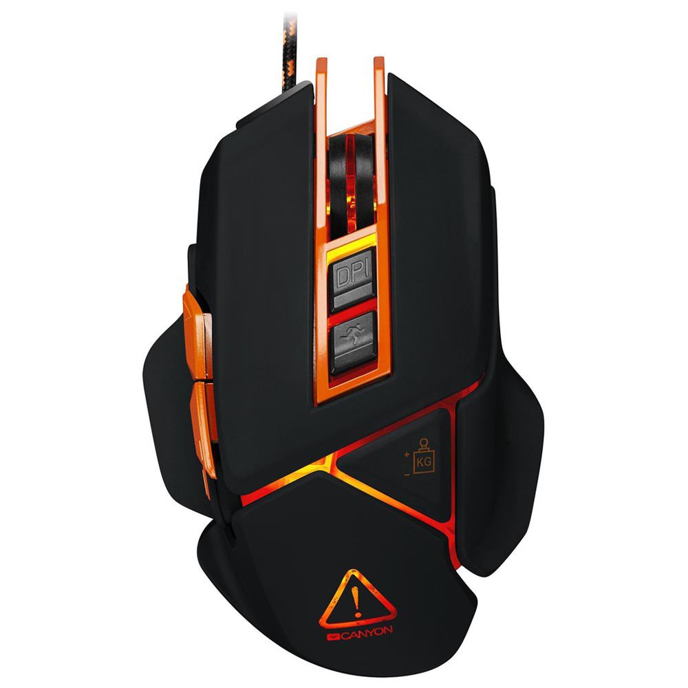 Canyon Hazard optische muis, USB Type-A, 6400 DPI, zwart