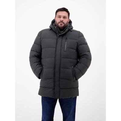 Winterjacke LERROS "Herren Steppjacke in Großen Größen", Herren, Gr. 3XL, schwarz, 100% Polyester, Jacken Winterjacke