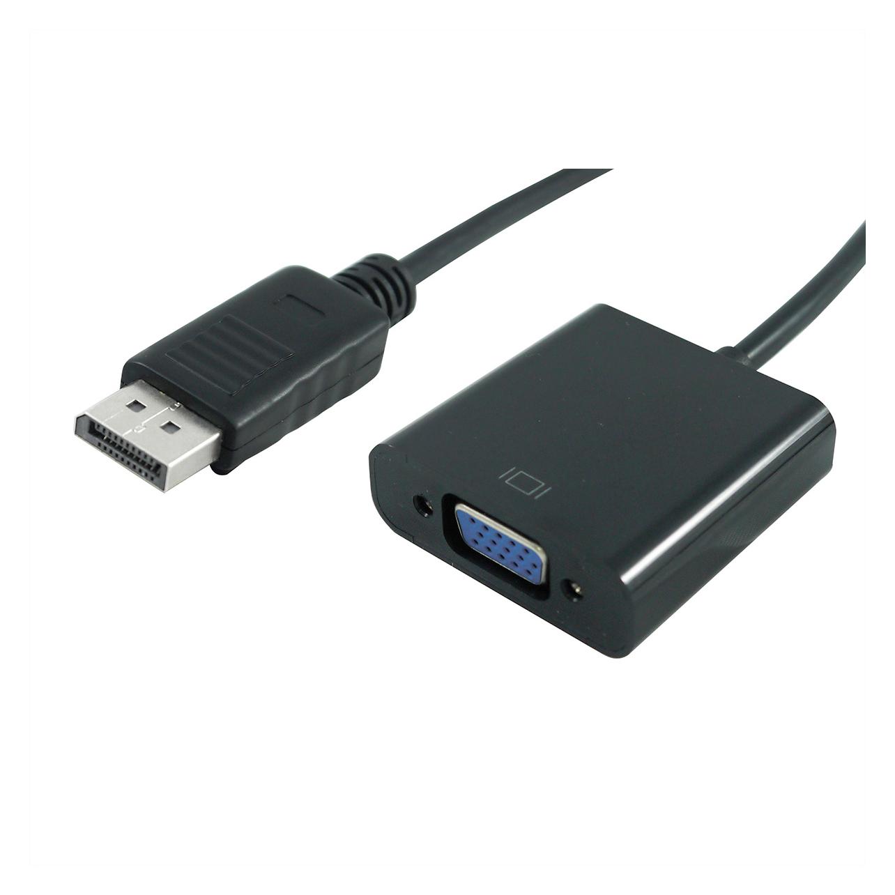 Secomp DisplayPort-auf-VGA-Kabeladapter, DP ST - VGA BU (DisplayPort, VGA) (11.55.3201)