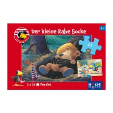 Huch! Der kleine Rabe Socke - Puzzle 2x24 Teile - deutsch 290530