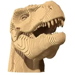 Cartonic T-Rex 3D-Puzzle aus Karton – Dinosaurier Modellbausatz