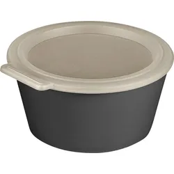 Koziol Move Box Schale mit Deckel 700 ml nature ash grey