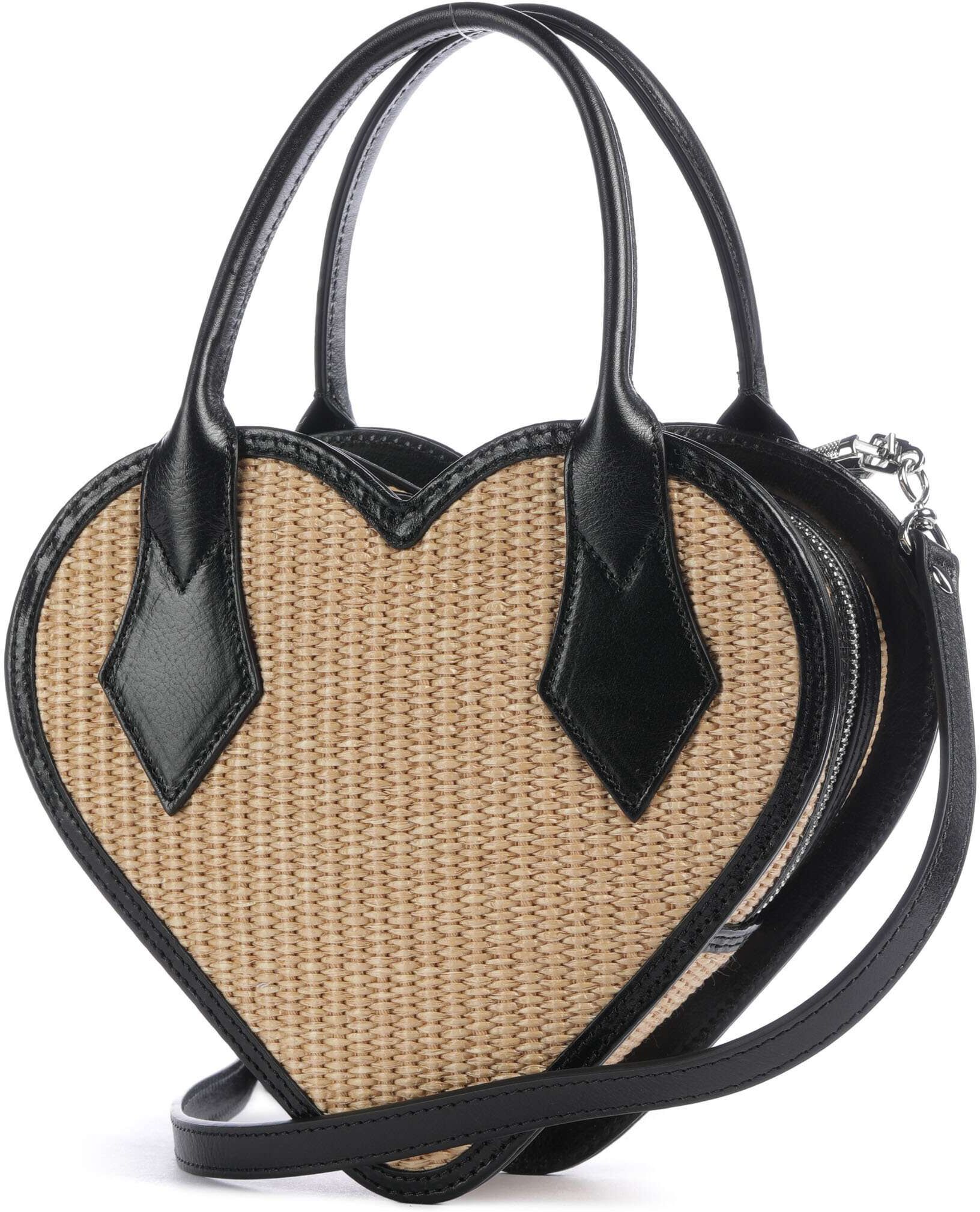 Vivienne Westwood Josephine Heart Handtasche, beige