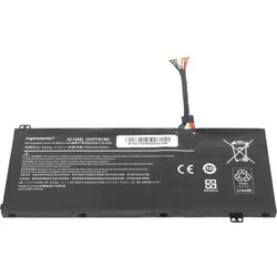 Movano Akku für Acer Aspire V15, VN7 Laptop (3 Zellen, 4605 mAh), Notebook Akku, Schwarz
