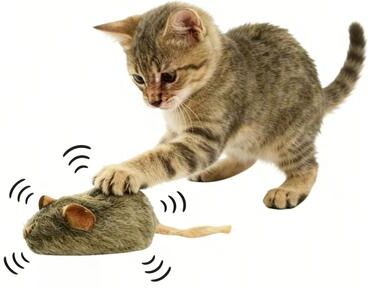 Uplift Essentials Squeaky Plush Mouse Cat Chew Toy Bite Resistant Interactive Prey Toy Squeaky Plush Mouse Cat Chew Toy Bite Resistant Interactive Prey Toy