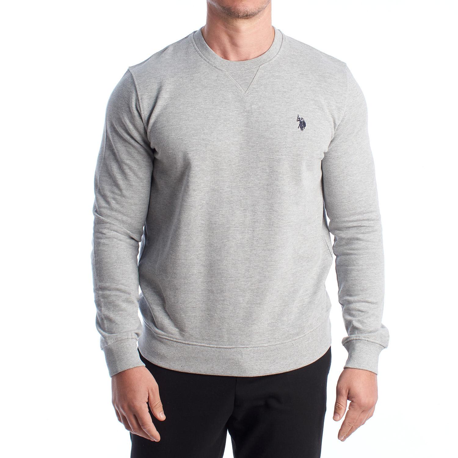 U.S. Polo Assn Crew-Neck-Sweatshirt für Herren, Modell 64712 - Grau