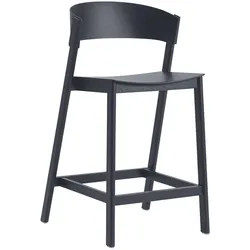 Muuto Cover Barhocker, höhe 65 cm, midnight blue