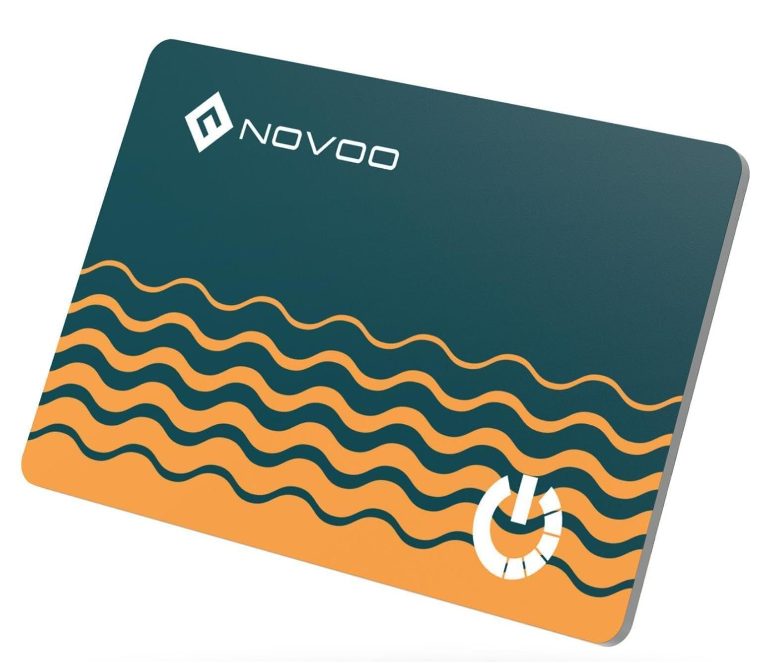 NOVOO AirTag kaarthouder met tracker, ultradun 1,6 mm, slimme kaart met IP-bescherming