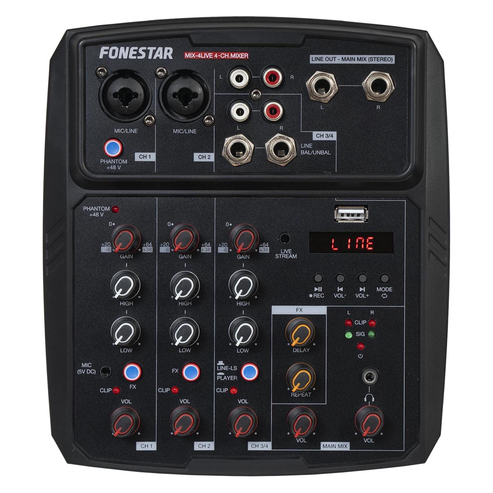 Fonestar MIX-4LIVE (MIX-4LIVE)