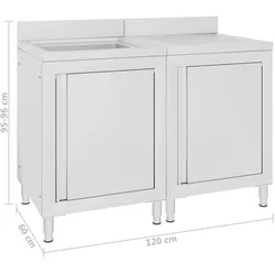 vidaXL, Waschbeckenunterschrank, Camilo