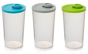 Gourde publicitaire réutilisable transparente 65 cl couvercle bleu ECOGOURDE65 polypropylène (PP) vert 650 ml