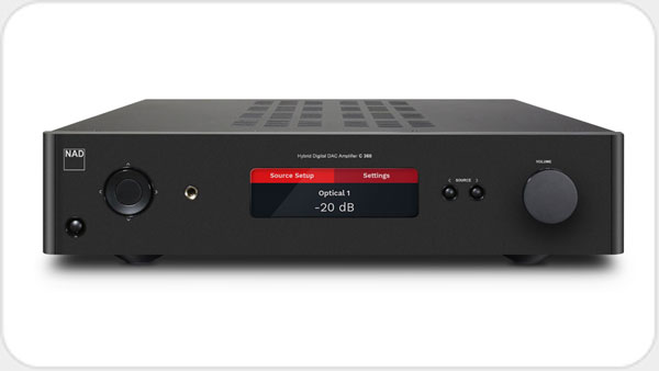 NAD C 368 Hybrid Digital DAC Verstärker *grafit* NA23048
