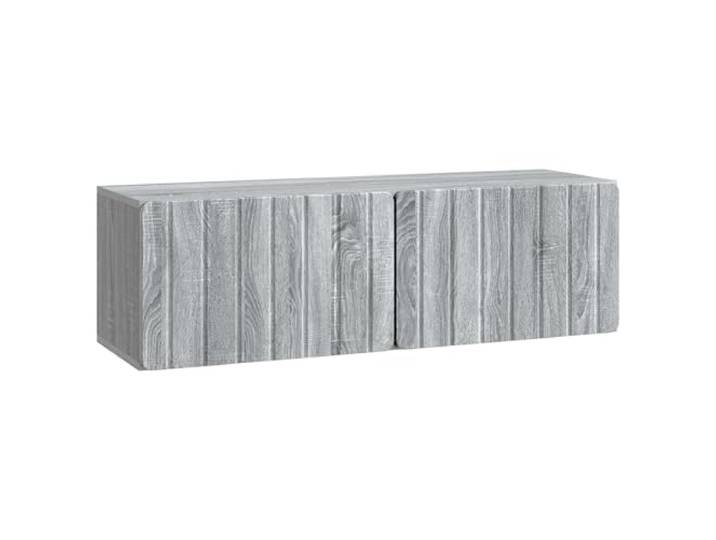 KUPTYERFG Wandmontierter TV-Schrank Graues Sonoma 98x31x30 cm Schwebendes Lowboard in Graues Sonoma für Wohnzimmer & Schlafzimmer: Platzsparendes Design mit 60 kg Belastbarkeit.