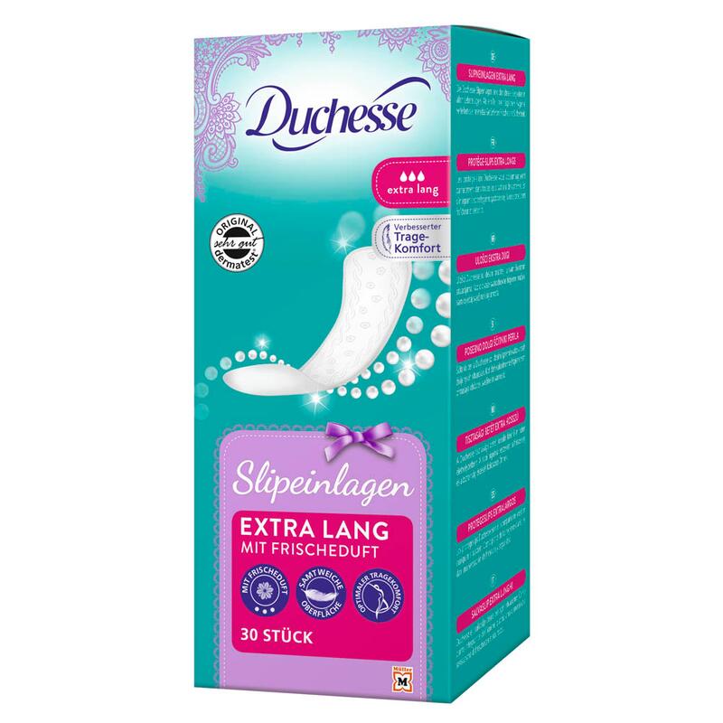 Duchesse Slipeinlagen Extra Lang mit Duft für Slip, 30 St. 2203725