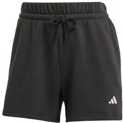 adidas Essentials S Logo Feel Cozy kurze Hose Damen - black/white