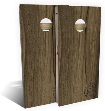 Skip's Garage Peruvian Walnut Outdoor Cornhole Board Set