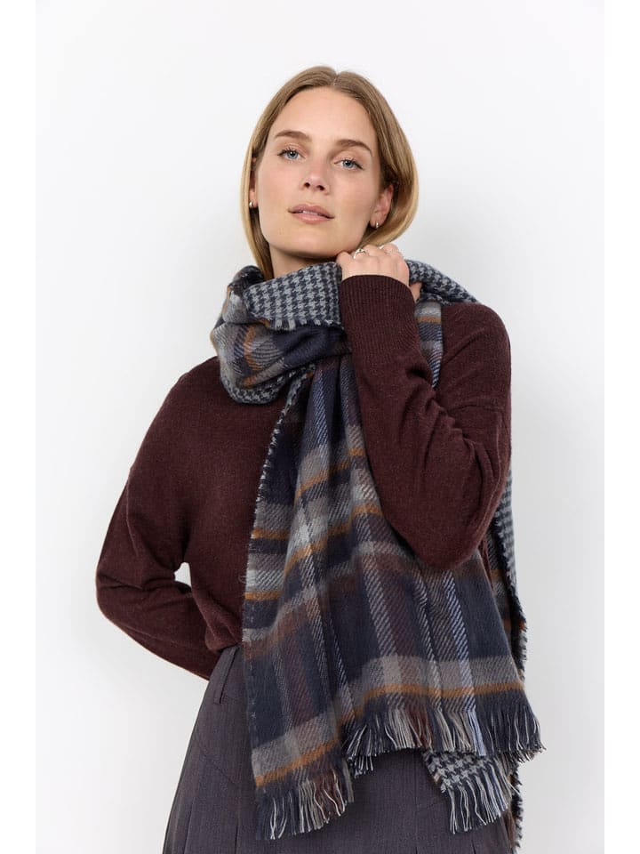 soyaconcept Schal "Hanan" in Dunkelblau - onesize