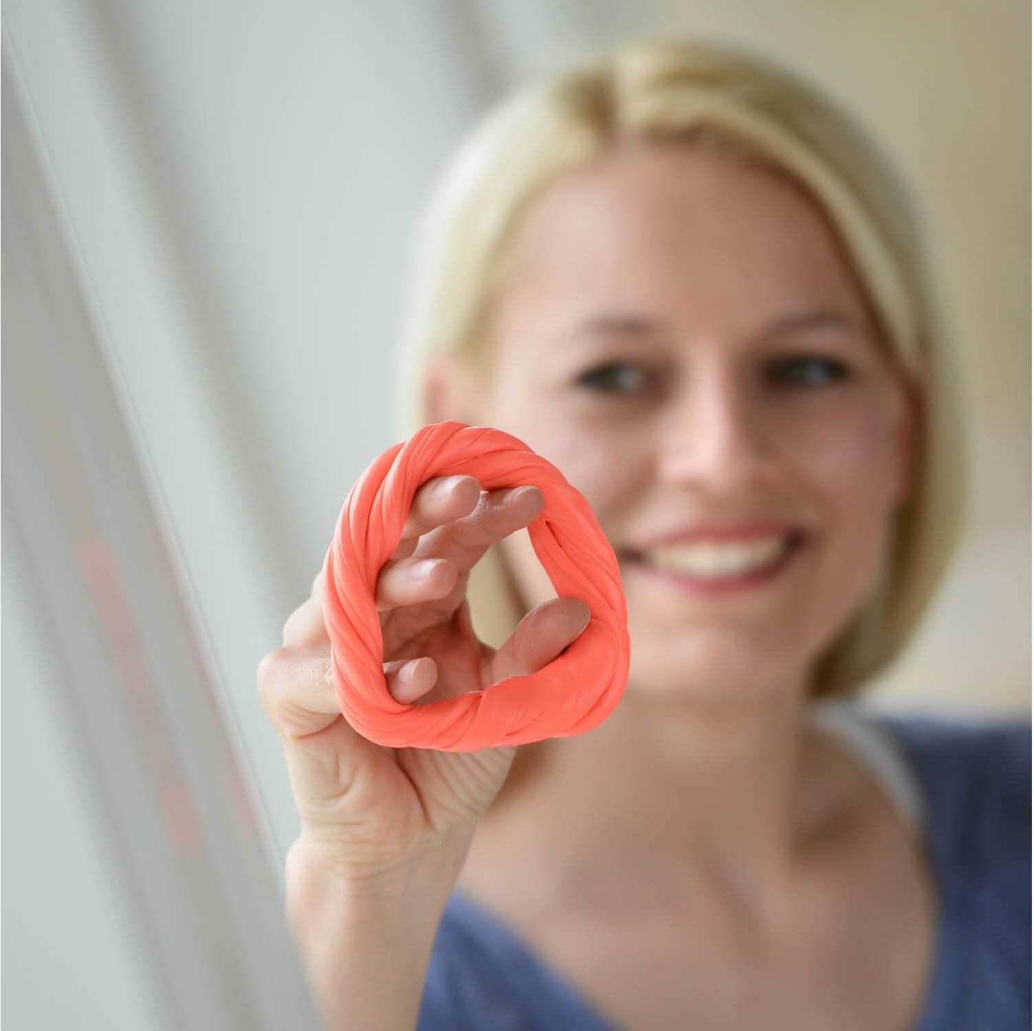 Handmuskeltrainer SISSEL "Putty medium", rot, Handmuskeltrainer, Kunststoff, Handmuskeltrainer rot Einheitsgröße