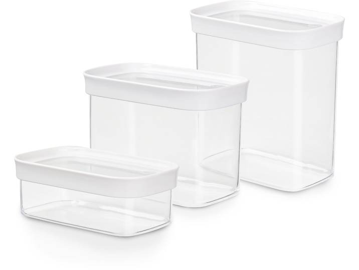 Vorratsdose EMSA N11427 Optima , transparent, Kunststoff, Lebensmittelaufbewahrungsbehälter, Vorratsdose, rechteckig, hygienisch, platzeffizient