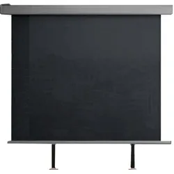 HC Home & Living Balkonmarkise Sichtschutz Sonnenrollo aus Aluminium, ca. 150 x 200 cm - Anthrazit