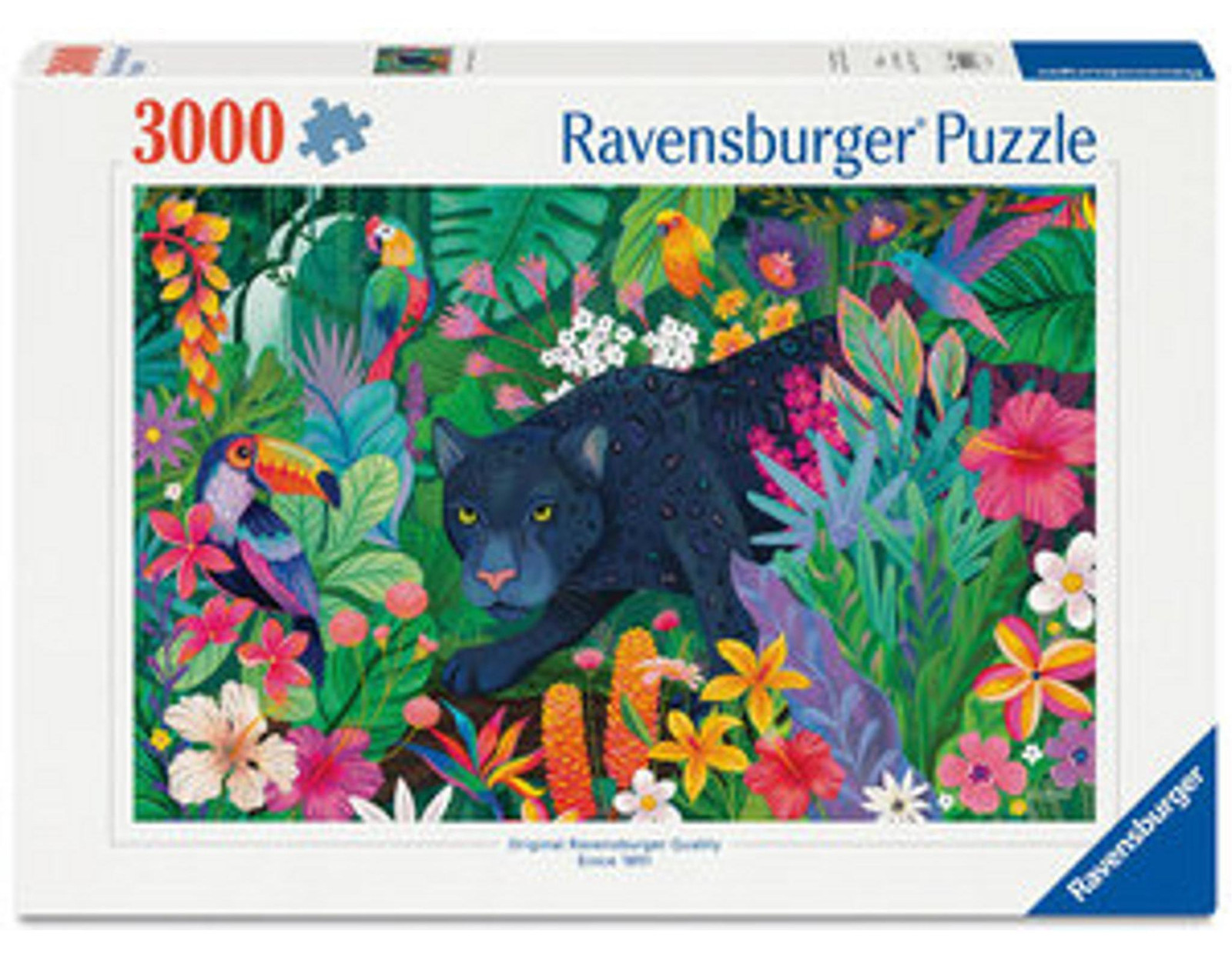 Ravensburger Legpuzzel Panter in de bloeiende jungle 12001748