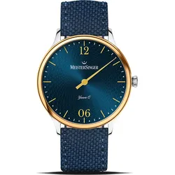 Meistersinger Klassik Yaara Quarz YAQ917G - blau - 36mm