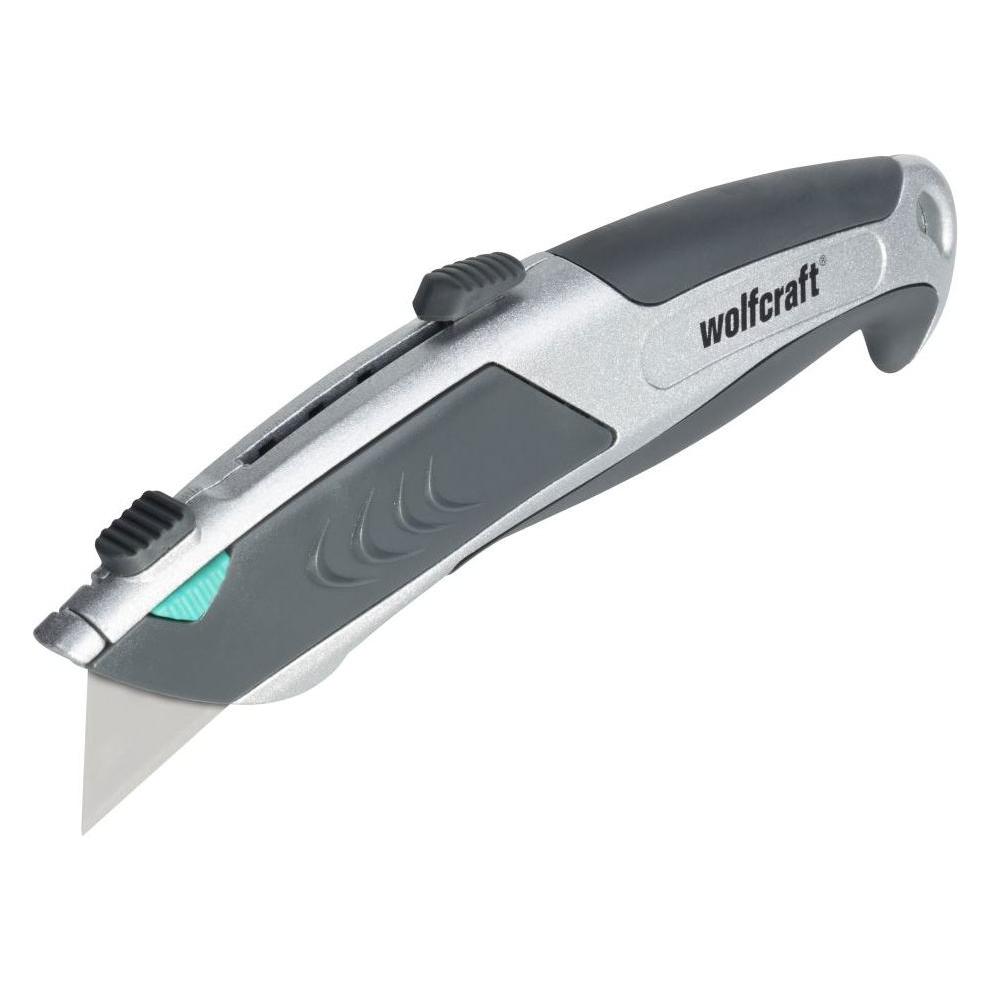 wolfcraft 1 Trapezklingenmesser "Auto-load" (4320000)