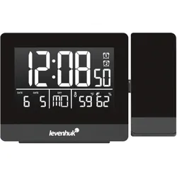 Discovery Wezzer BASE L70 Thermohygrometer mit Projektor, Wetterstation, Schwarz