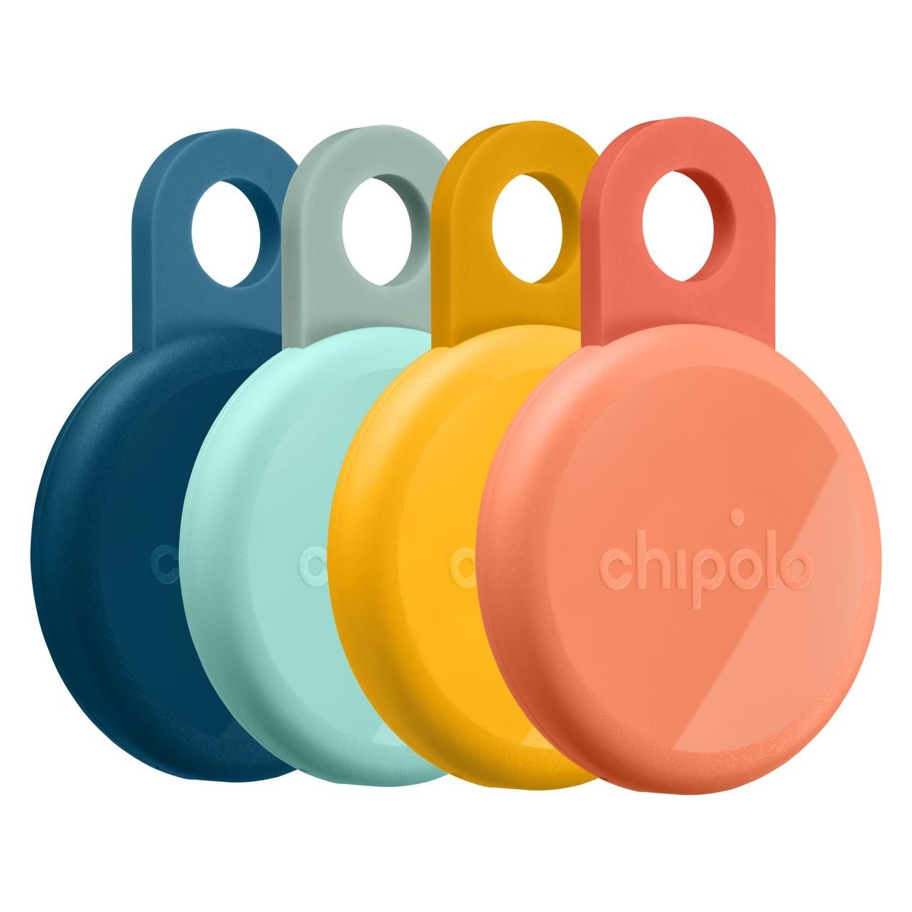 Chipolo LOOP Orange/Blau/Gelb/Minze 4-Pack (Apple Find My, Google Find Hub) (CH073)