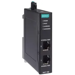 Moxa INDUSTRIAL NAT ROUTER, 2xRJ45, Netzwerk Adapter