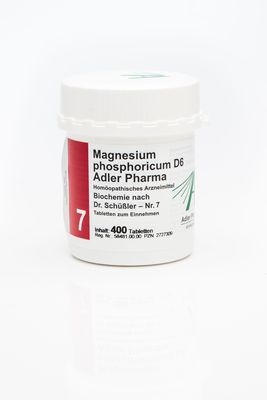 Adler Pharma Produktion und Vertrieb GmbH BIOCHEMIE Adler 7 Magnesium phosphoricum D 6 Tabl. 400 St 02727309